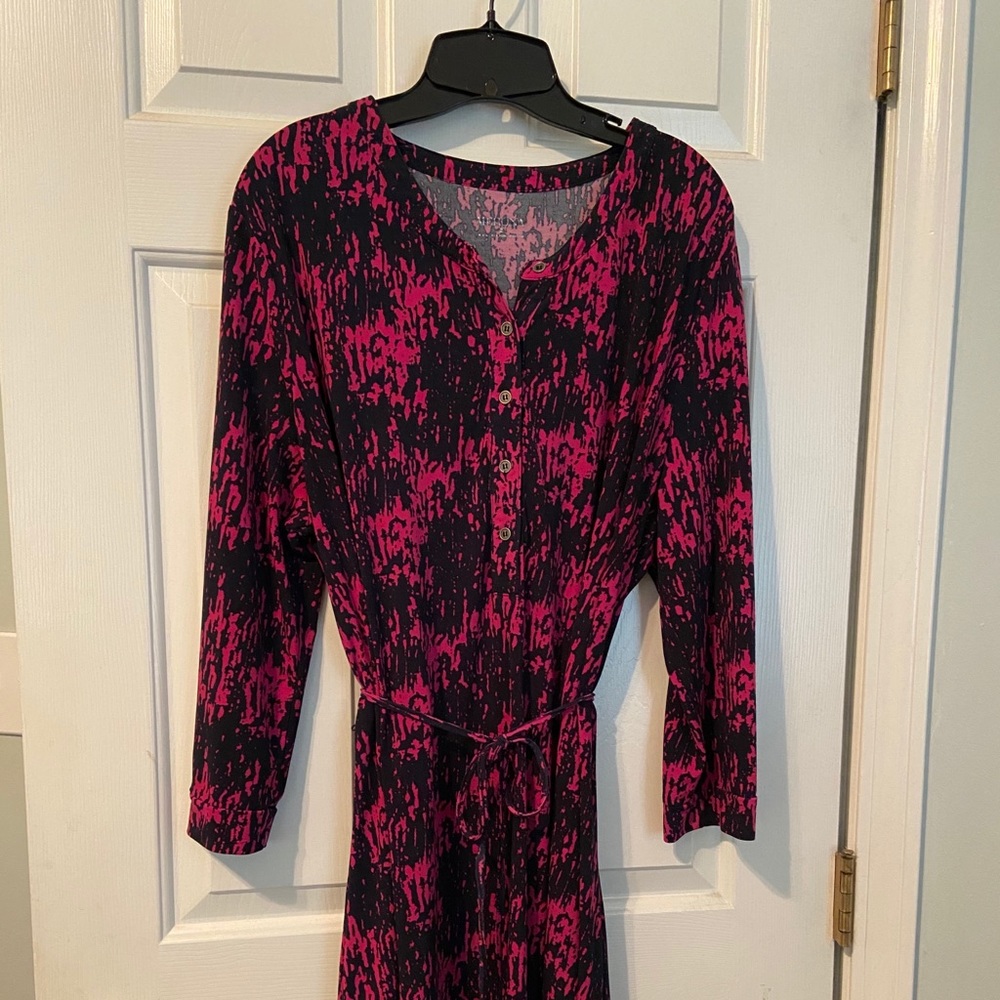Navy and Pink dress